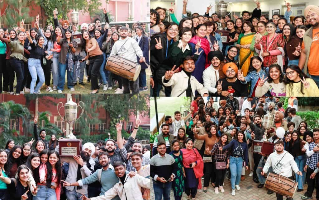 Celebration for Zonal and Interzonal Championship Trophy : Apeejay College में 22वी बार जीती गयी जोनल एवं इंटरजोनल चैंपियनशिप ट्रॉफी के लिए मनाया गया जशन