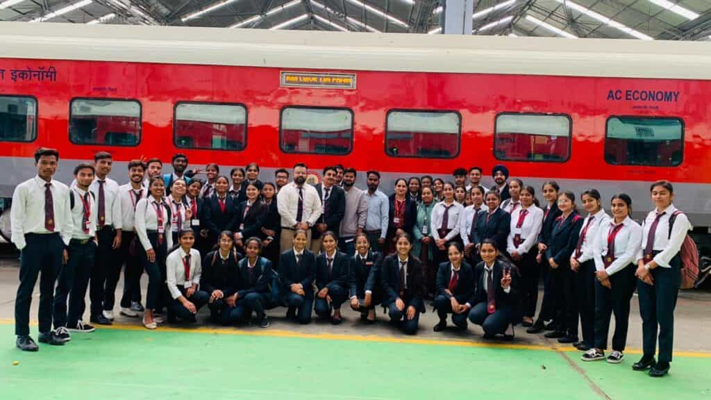 Industrial Visit at Rail Coach Factory