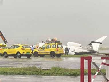 Plane Creshed on Runway