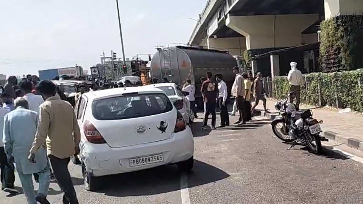 Pathankot Chowk Accident