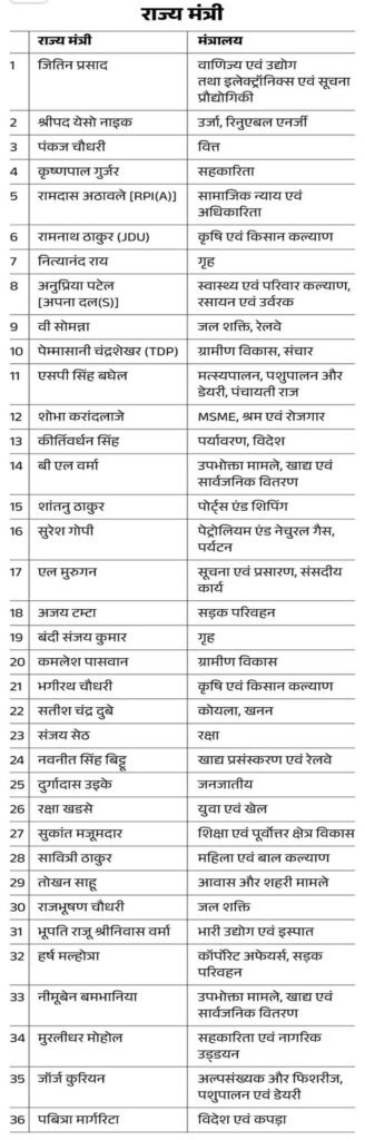 New Government Ministers