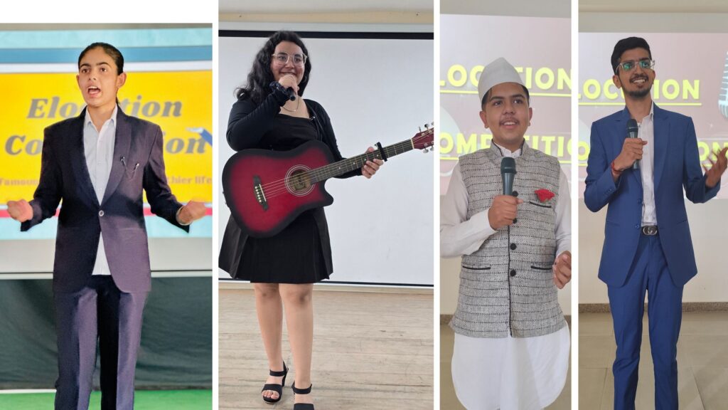 English Elocution Competition : Innocent Hearts School ने ग्यारहवीं और बारहवीं कक्षा के छात्रों के लिए अंग्रेजी भाषण प्रतियोगिता का किया आयोजन