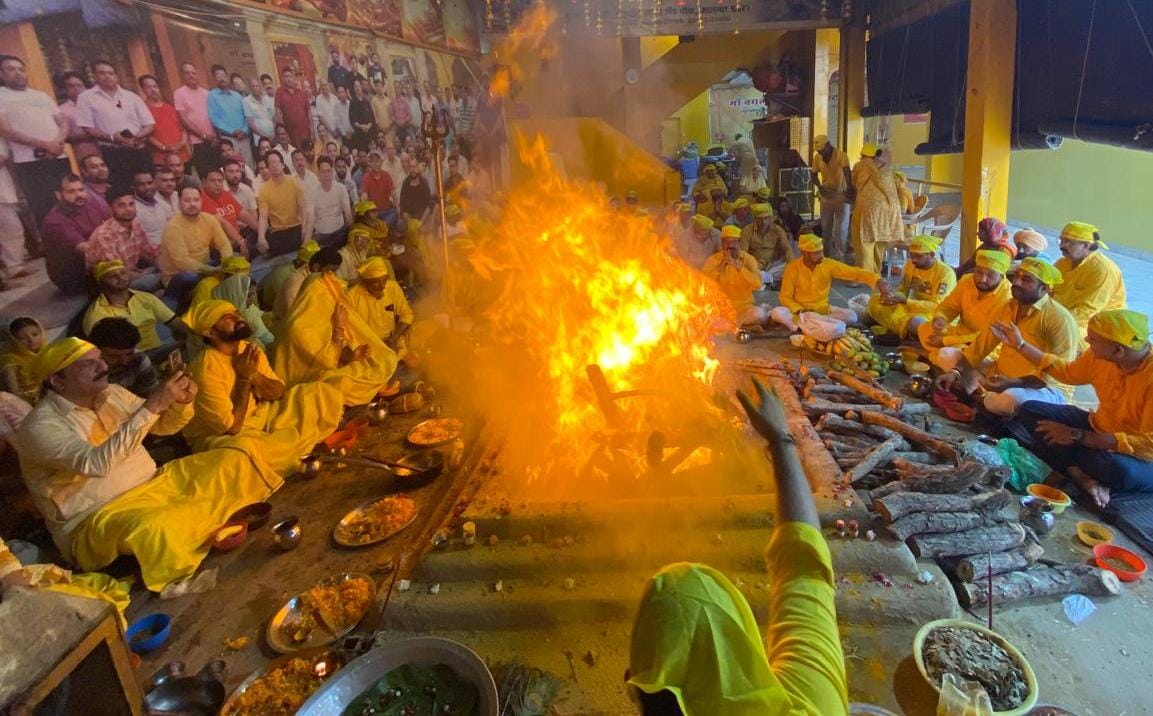 Maa Baglamukhi Hawan