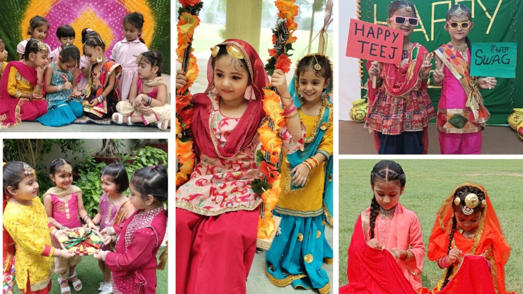 Teej festival Celebrate : Innocent Hearts में हर्षोल्लास से मनाया गया तीज उत्सव