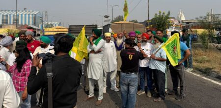 Farmers protest on Jalandhar-Phagwara : जालंधर-फगवाड़ा पर किसानों ने लगाया धरना, लगा जाम