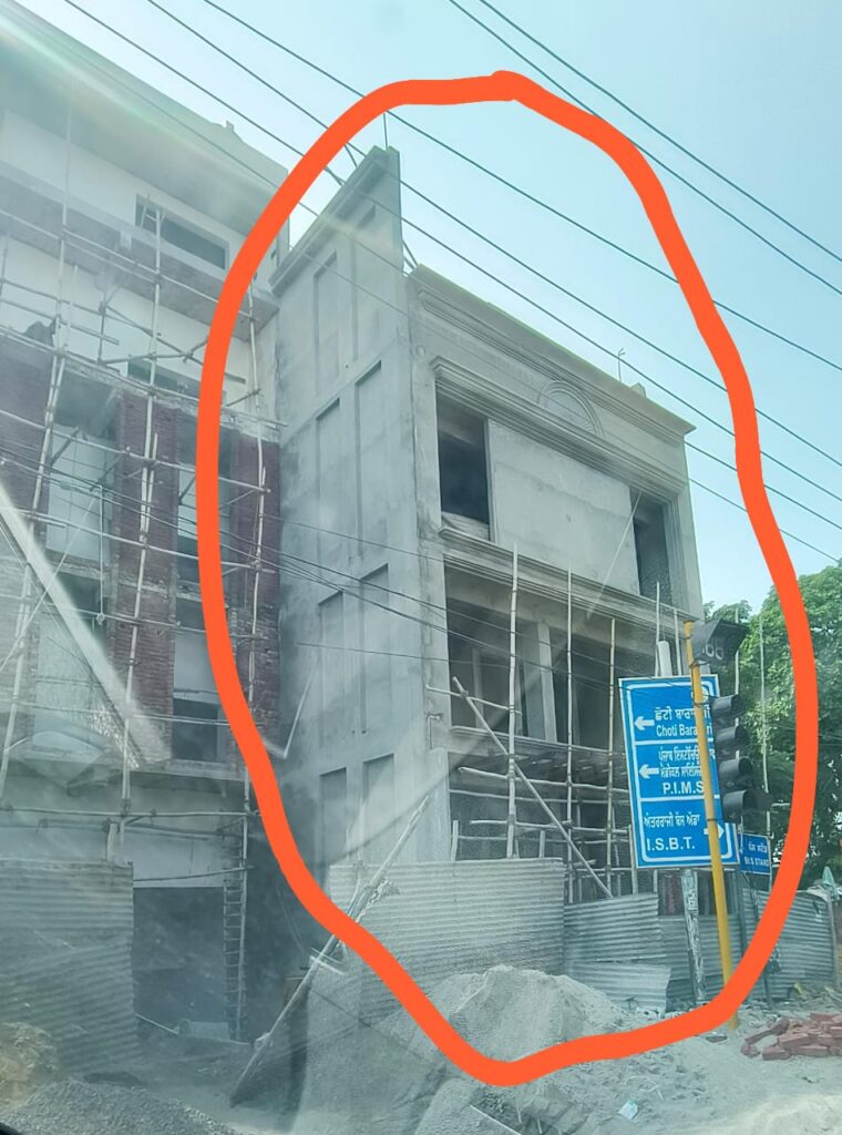 Illegal building Construction in Jalandhar