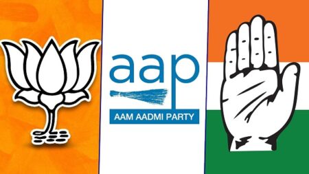 Delhi Assembly Elections : दिल्ली विधानसभा चुनावः भाजपा एनडीए सहयोगियों के साथ उतरने को तैयार, आप देगी कांग्रेस को झटका