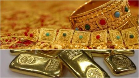 Today Gold Silver Price : सोना खरीदने वालों को झटका, बढ़ गए दाम, चांदी में आई गिरावट