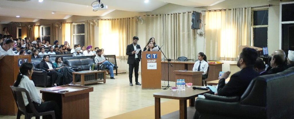 CT Institute of Law : सीटी इंस्टीट्यूट ऑफ लॉ द्वारा मूट कोर्ट प्रतियोगिता का आयोजन