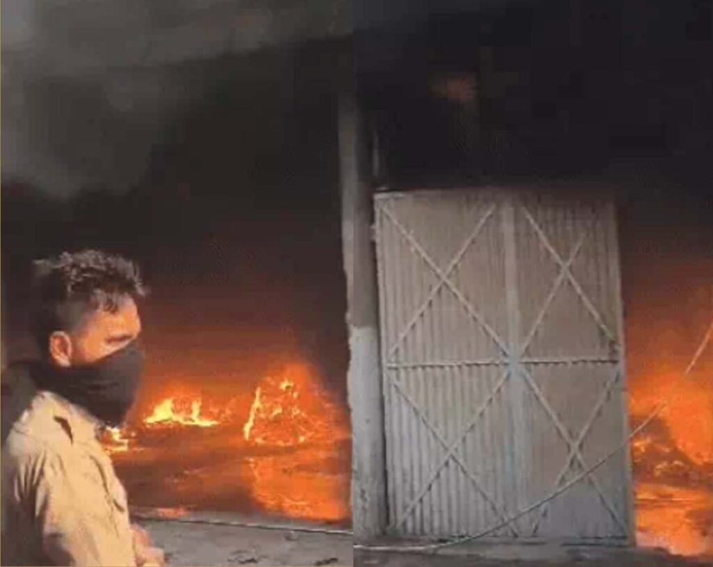 Fire breaks out at Ludhiana washing unit : लुधियाना वॉशिंग यूनिट में लगी आग : मशीनें जलकर राख