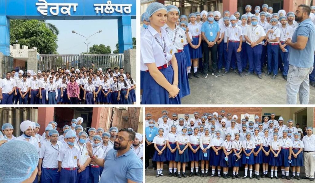 Innocent Hearts School : इनोसेंट हार्ट्स स्कूल के कॉमर्स छात्रों ने किया वेरका मिल्क प्लांट का शैक्षणिक दौरा 2 3 21 3 21 Innocent Hearts School