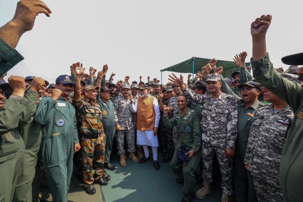 PM Modi at Adampur Airbase