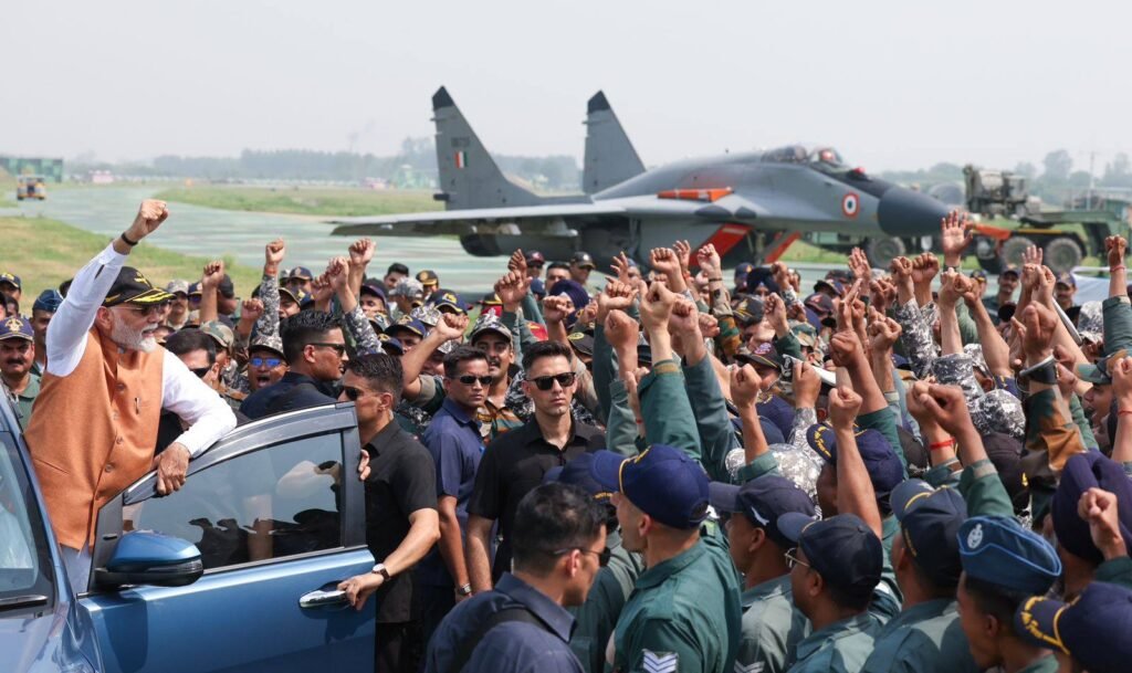 PM Modi at Adampur Airbase