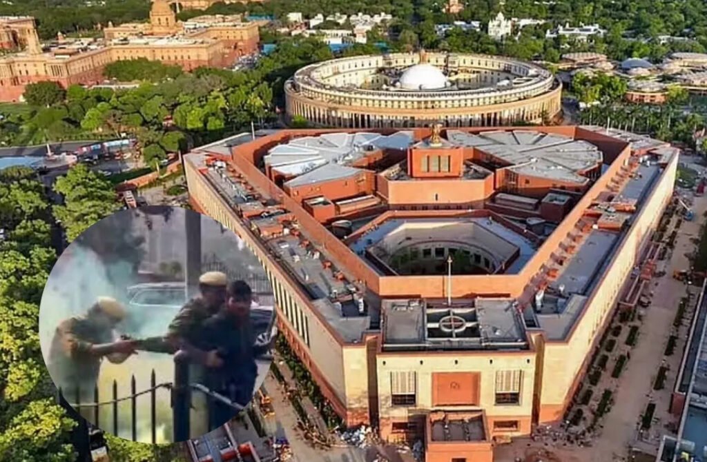Parliament House by jumping person entered : संसद भवन की दीवार फांदकर घुसने वाले व्यक्ति गिरफ्तार, जांच में जुटी पुलिस