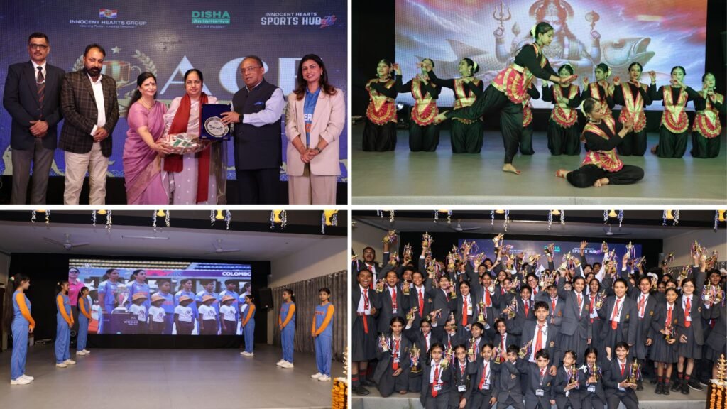 Annual Champion Excellence Awards : Innocent Hearts ने ए.सी.ई – वार्षिक चैंपियन एक्सीलेंस अवार्ड्स 2025 में स्पोर्ट्स अचीवर्स को किया सम्मानित