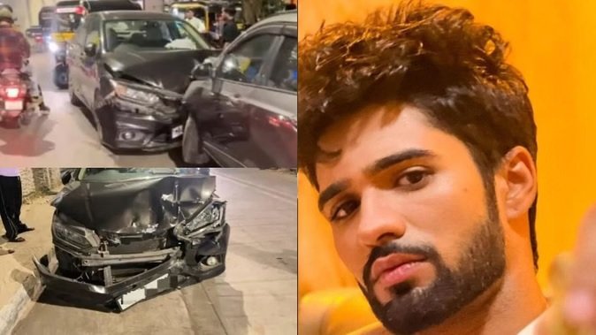 Bigg Boss star Zeeshan Khan car accident : बाल-बाल बचे बिग बॉस स्टार जीशान खान, कार का एक्सीडेंट Bigg Boss star Zeeshan Khan car accident : बाल-बाल बचे बिग बॉस स्टार जीशान खान, कार का एक्सीडेंट