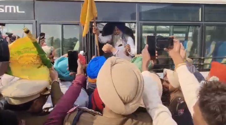 Farmers rail blockade protest