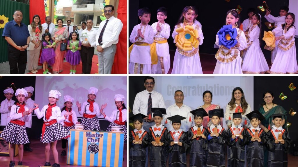 UKG Graduation Ceremony : Innocent Hearts के नन्हे ग्रेजुएट्स ने यू.के.जी ग्रेजुएशन समारोह में बढ़ाया एक बड़ा कदम
