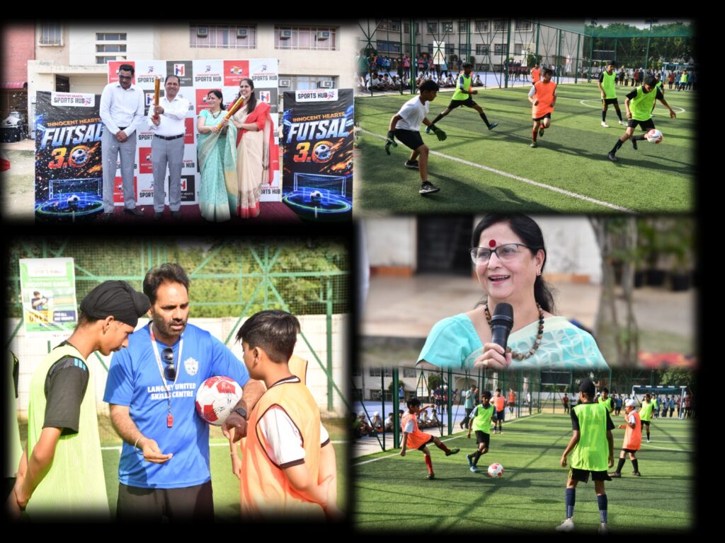 Inter-School Day-Night Futsal Championship : Innocent Hearts स्पोर्ट्स हब, लोहारां में इंटर- स्कूल डे- नाइट फुटसल चैंपियनशिप के तीसरे सीजन का आरंभ