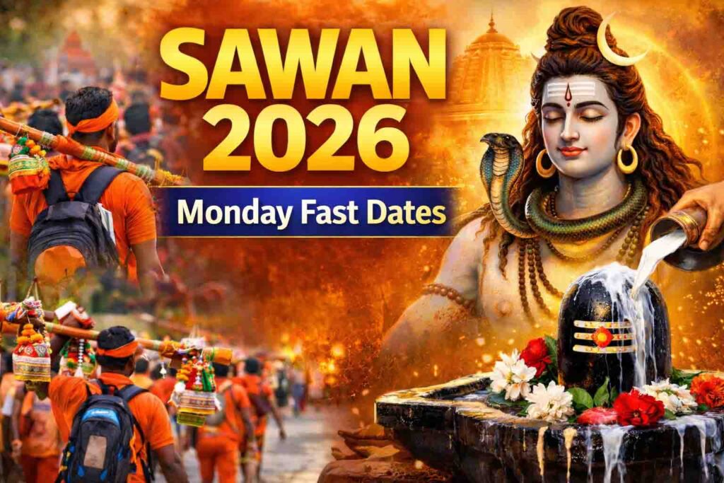 Sawan 2026 : कब से शुरू होगा पवित्र सावन, जानें सोमवार व्रत की तिथियां और महत्व