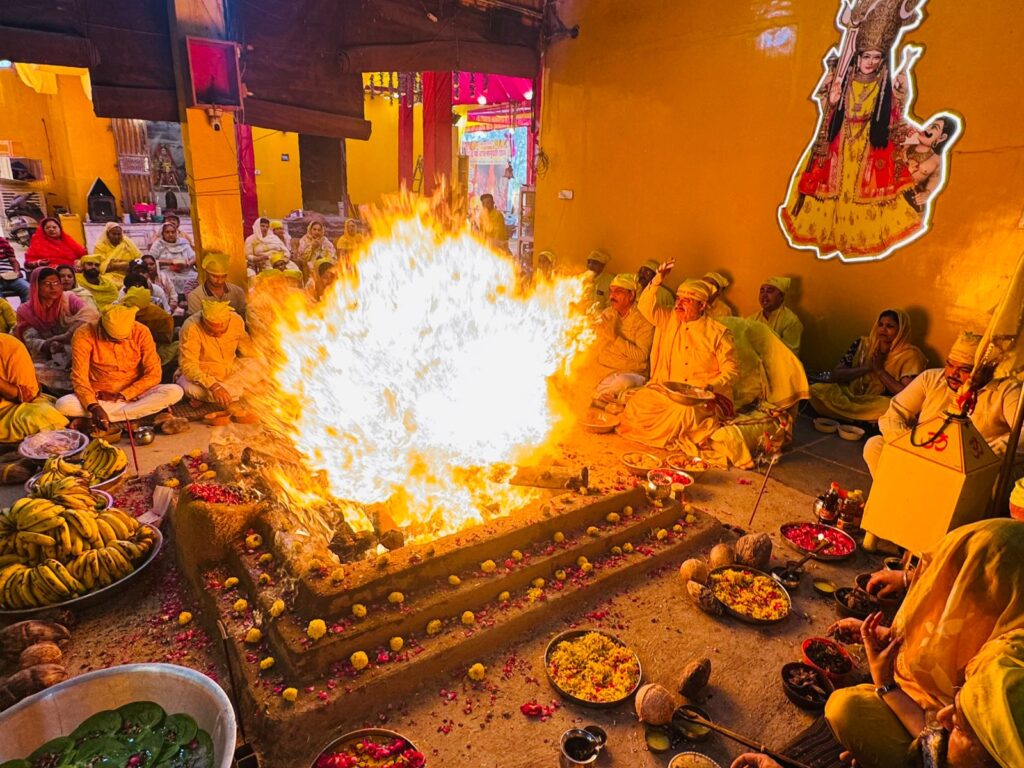 Maa Baglamukhi Dham Hawan : माँ के आँसू भगवान के दिल को भी चीर देते हैं-नवजीत भारद्वाज