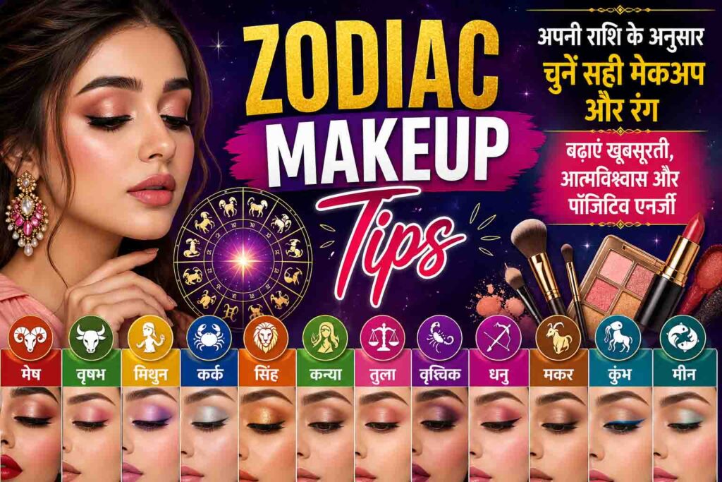 Zodiac Makeup Tips : राशि के अनुसार मेकअप और रंग: जानें कैसे सही ब्यूटी लुक बढ़ाता है आत्मविश्वास और पॉजिटिव एनर्जी
