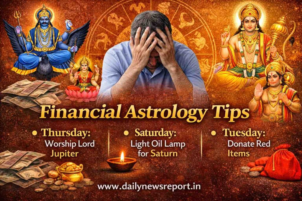 Financial Astrology Tips : कर्ज से परेशान? ज्योतिष के ये आसान उपाय दिला सकते हैं राहत, मजबूत करें गुरु-शनि और मंगल Financial Astrology Tips : कर्ज से परेशान? ज्योतिष के ये आसान उपाय दिला सकते हैं राहत, मजबूत करें गुरु-शनि और मंगल