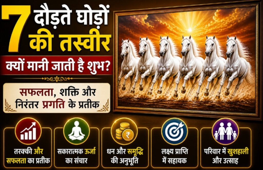 7 running horses vastu benefits : घर में लगाएं 7 दौड़ते घोड़ों की तस्वीर, खुलेंगे तरक्की के रास्ते; जानिए सही दिशा और वास्तु नियम