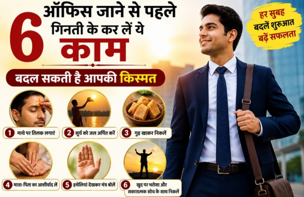 Success tips for office : ऑफिस जाने से पहले बस कर लें ये 6 काम, चमक सकती है किस्मत