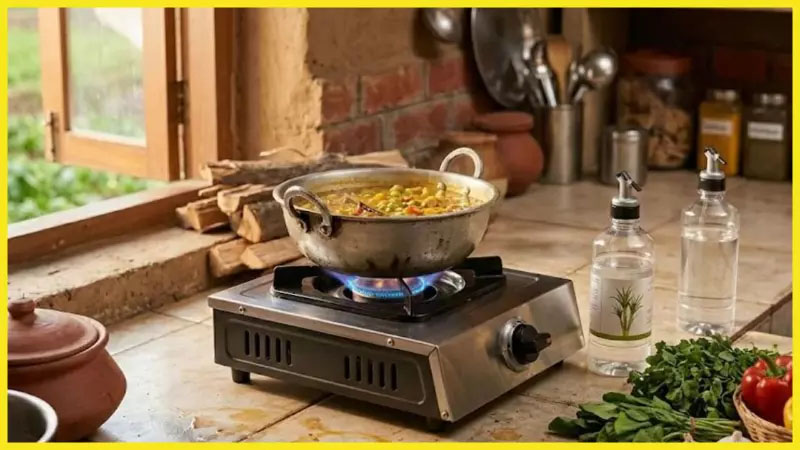 Ethanol Stove : LPG सिलेंडर को मिल सकती है टक्कर! न गैस की टेंशन, न बढ़ते दामों की चिंता!, जानिए क्या है नई तकनीक Ethanol Stove : LPG सिलेंडर को मिल सकती है टक्कर! न गैस की टेंशन, न बढ़ते दामों की चिंता!, जानिए क्या है नई तकनीक