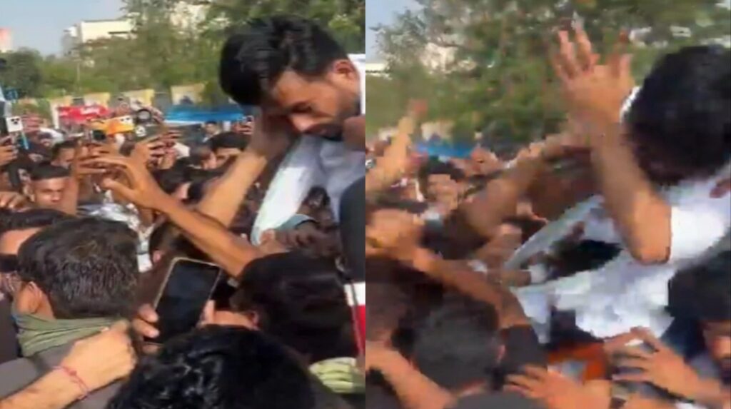 Abhijeet Dipke Attack : प्रदर्शन के बीच मंच पर चढ़े युवक, छात्र नेता अभिजीत दीपके को जड़े थप्पड़; मचा हंगामा