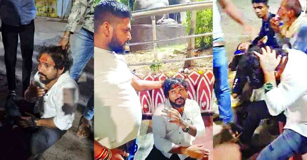 Ujjain Mahakal Controversy : महाकाल दर्शन से पहले मचा बवाल! हिंदू युवती के साथ महाकाल मंदिर पहुंचा सरफराज शेख, सड़क पर हुआ हंगामा