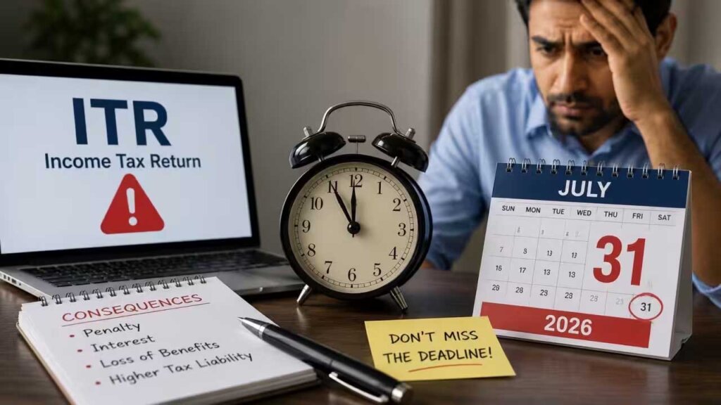 ITR Filing Last Date 2026: आज ही भरें आयकर रिटर्न, चूक गए तो देना पड़ सकता है जुर्माना