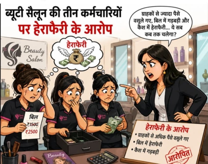 Fraud Salon Employee : जालंधर: ब्यूटी सैलून की तीन कर्मचारियों पर कथित हेराफेरी के आरोप, पीड़िता बोली- बार-बार शिकायत के बावजूद नहीं हुई कार्रवाई Fraud Salon Employee : जालंधर: ब्यूटी सैलून की तीन कर्मचारियों पर कथित हेराफेरी के आरोप, पीड़िता बोली- बार-बार शिकायत के बावजूद नहीं हुई कार्रवाई