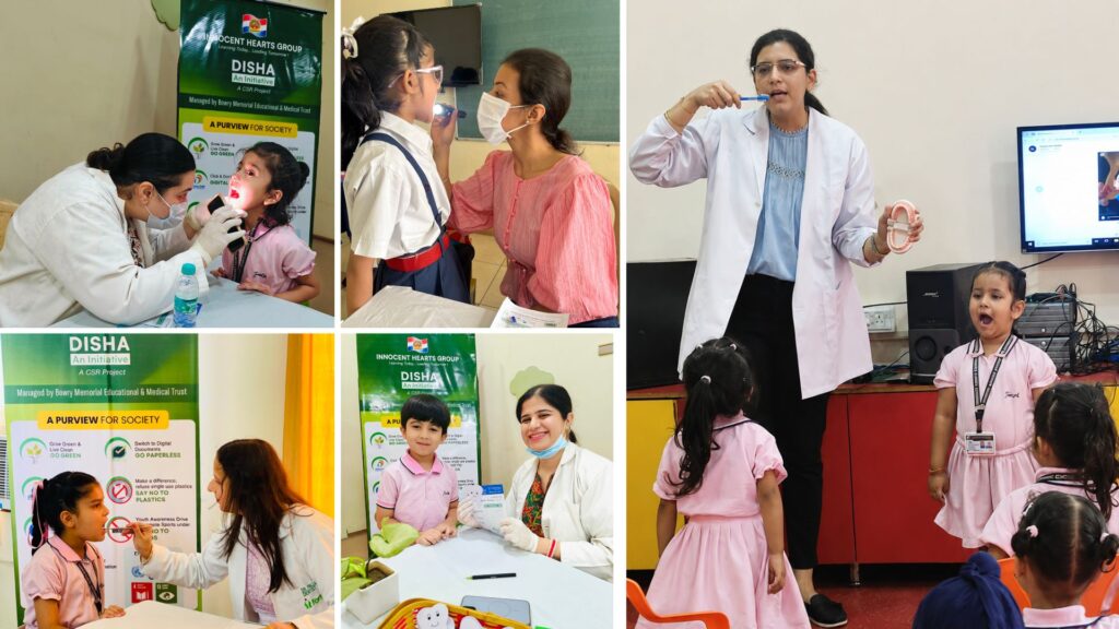 Dental Check-up Camp : Innocent Hearts School के सभी परिसरों में  निःशुल्क दंत चिकित्सा शिविर के साथ ‘स्वस्थ मुस्कान’ को बढ़ावा   