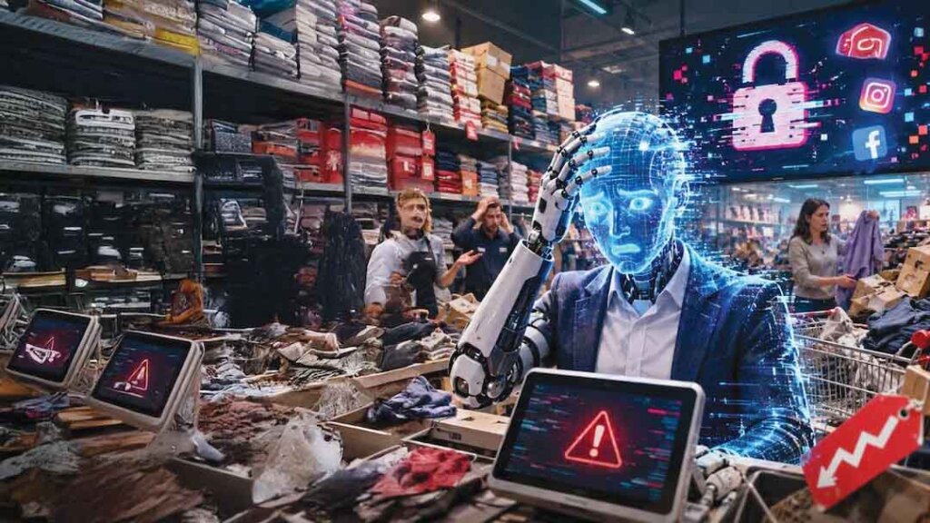 AI Store Manager : इंसानों को दी छुट्टी, AI बना स्टोर का मैनेजर… 4 महीने में लगा 60 लाख का झटका AI Store Manager : इंसानों को दी छुट्टी, AI बना स्टोर का मैनेजर… 4 महीने में लगा 60 लाख का झटका