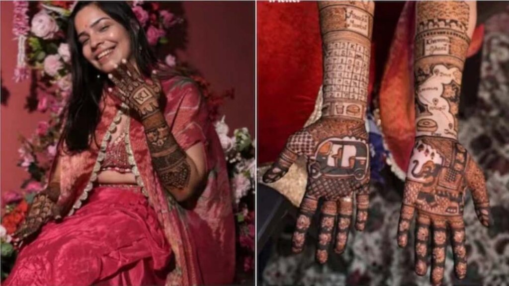 ChatGPT Bridal Mehndi : ‘मैं ChatGPT दुल्हन हूं’… AI ने बनाया ऐसा मेहंदी डिजाइन, हर कोई रह गया हैरान ChatGPT Bridal Mehndi : ‘मैं ChatGPT दुल्हन हूं’… AI ने बनाया ऐसा मेहंदी डिजाइन, हर कोई रह गया हैरान