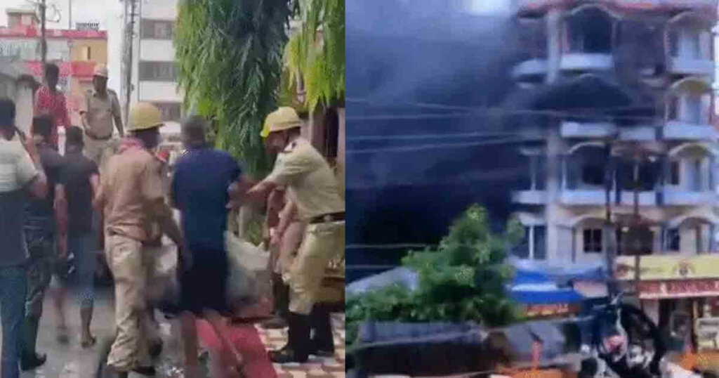West Bengal Tarapith Hotel Fire : तारापीठ मंदिर के होटल में भीषण आग का कहर: 7 श्रद्धालुओं की मौत, कई घायल West Bengal Tarapith Hotel Fire : तारापीठ मंदिर के होटल में भीषण आग का कहर: 7 श्रद्धालुओं की मौत, कई घायल
