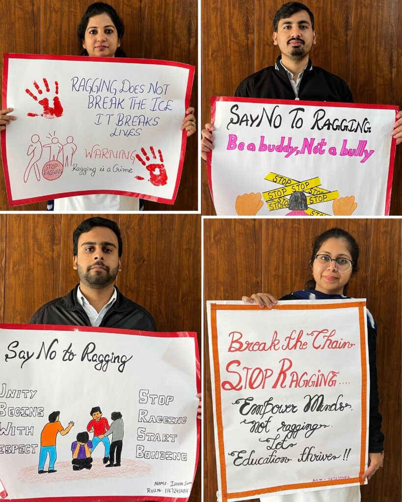 Anti-Ragging week : Innocent Hearts College of Education ने मनाया एंटी-रैगिंग सप्ताह
