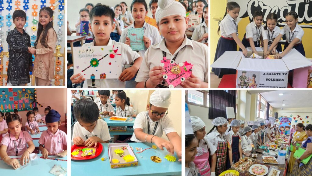 Raksha Bandhan Celebrate : Innocent Hearts School में सांस्कृतिक उल्लास एवं रचनात्मकता के साथ मनाया गया रक्षाबंधन*