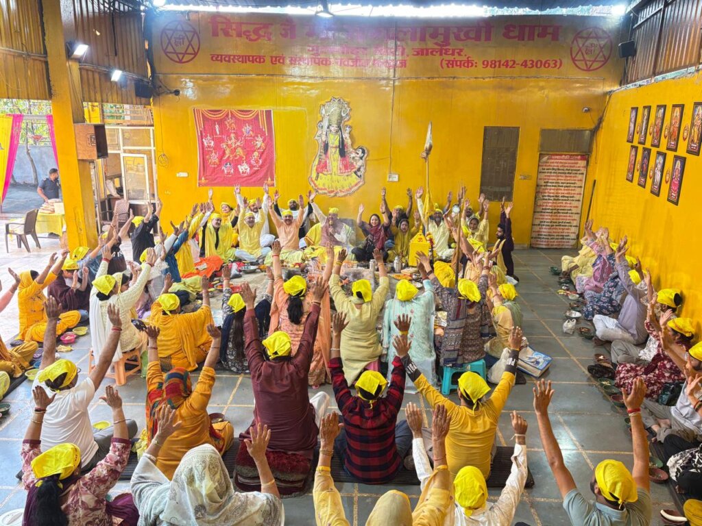 Maa Baglamukhi Dham Jalandhar : नवरात्रि का सातवां दिन: माँ कालरात्रि की आराधना से भय और काल का नाश-नवजीत भारद्वाज