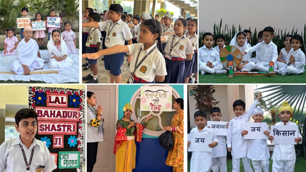 Gandhi Jayanti & Shastri Jayanti Celebrate : Innocent Hearts के सभी विद्यालयों एवं कॉलेजेज में श्रद्धाभाव से मनाई गई गांधी जयंती व शास्त्री जयंती
